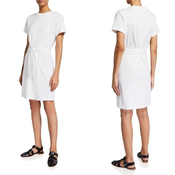 Vince Short Sleeve Waist Tie Dress - Picture 1 of 6